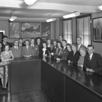 Allen Reager Co. 370 Starks Bldg.  Photo of office &amp; employees